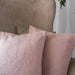 Baby Pink Boucle Cushion Cover-Cushion Covers-House of Ekam