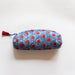 Blue & Red Buti Hand Blockprinted Pouch Set of 2-Pouches-House of Ekam
