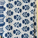 Indigo Dabu Marigold Blockprint Cotton Fabric-fabric-House of Ekam