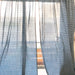 Indigo Tear Drop Semi Sheer Curtain-Curtains-House of Ekam