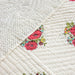 Kentish Rose Blockprint Pique Queen Quilt Set-Quilt sets-House of Ekam