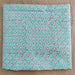 Light Aqua Lotus Blockprint Cotton Fabric-fabric-House of Ekam