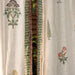 Mughal Garden Blockprint Cotton Slub Curtain-Curtains-House of Ekam