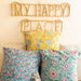 My Happy Place Rattan Wall Art Quote-Quotes-House of Ekam