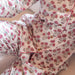 White and Pink Amaryllis Blockprinted Loungewear Pyjama Set-loungewear-House of Ekam