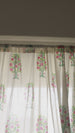 Pomegranate Bageecha Floral Sheer Curtains